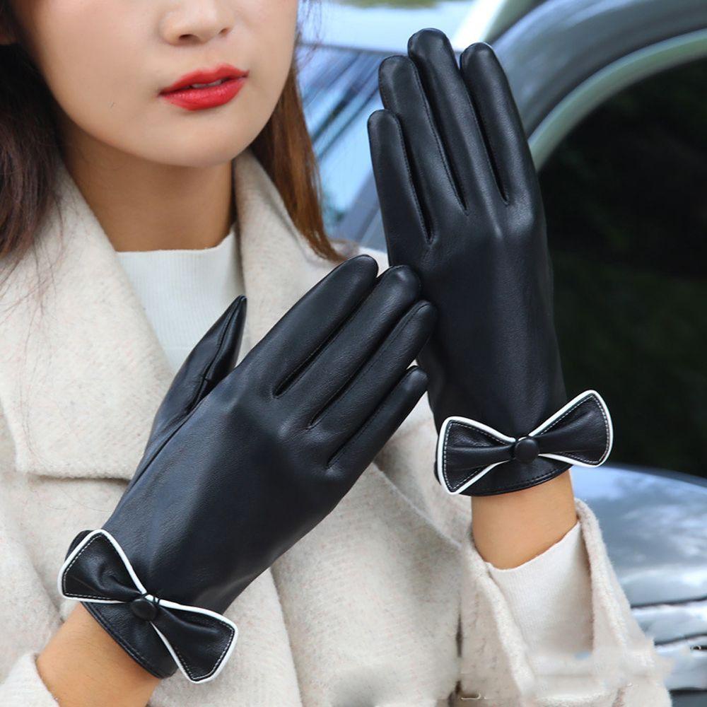 Găng Tay Da Pu Lấp Lánh Chống Thấm Nước Unisex