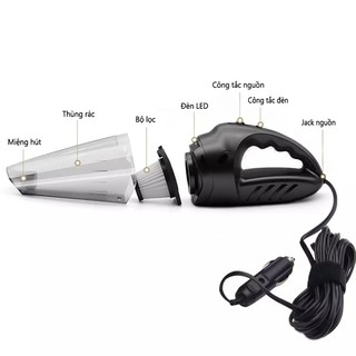 Máy hút bụi mini R.6052 USB 120W công suất lớn lực hút khỏe 