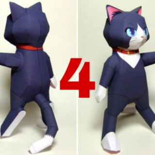 Mô hình giấy anime cat siêu dễ thương