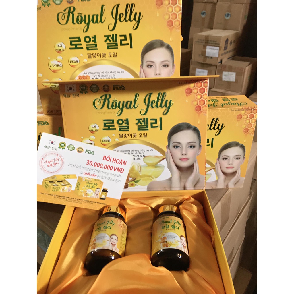 Collagen Royal Felly đẹp da, chống lão hóa, mờ thâm, trắng da,tăng sự đàn hồi cho da ( hộp 60 viên )