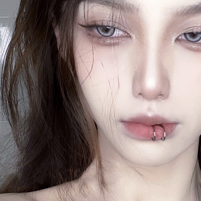 [Augustcloth] Trang sức/ phụ kiện môi/ tai móc cài môi 2 vòng