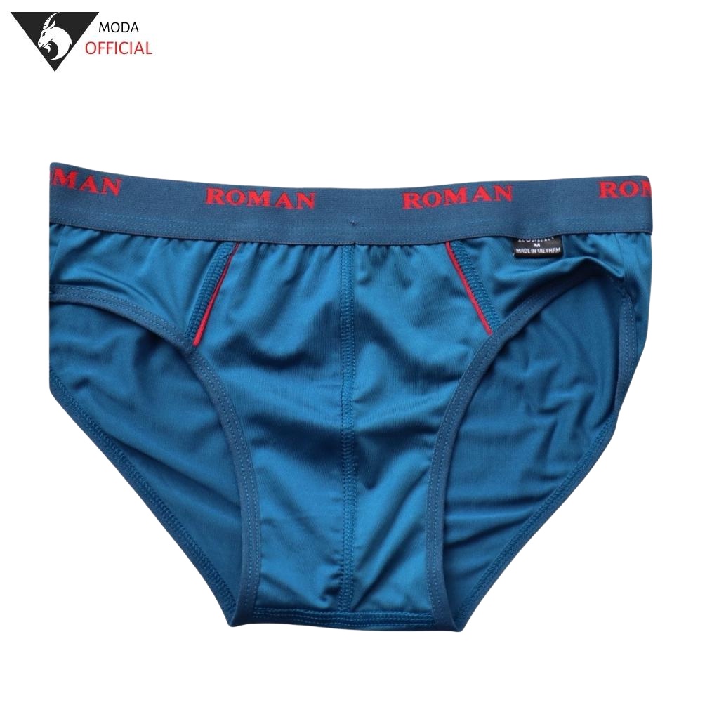 COMBO 5 Quần Lót Nam Tam Giác ROMAN MODA Thun Lạnh- Chất Liệu Vãi Mịn Co Giãn Tốt Thoáng Mát
