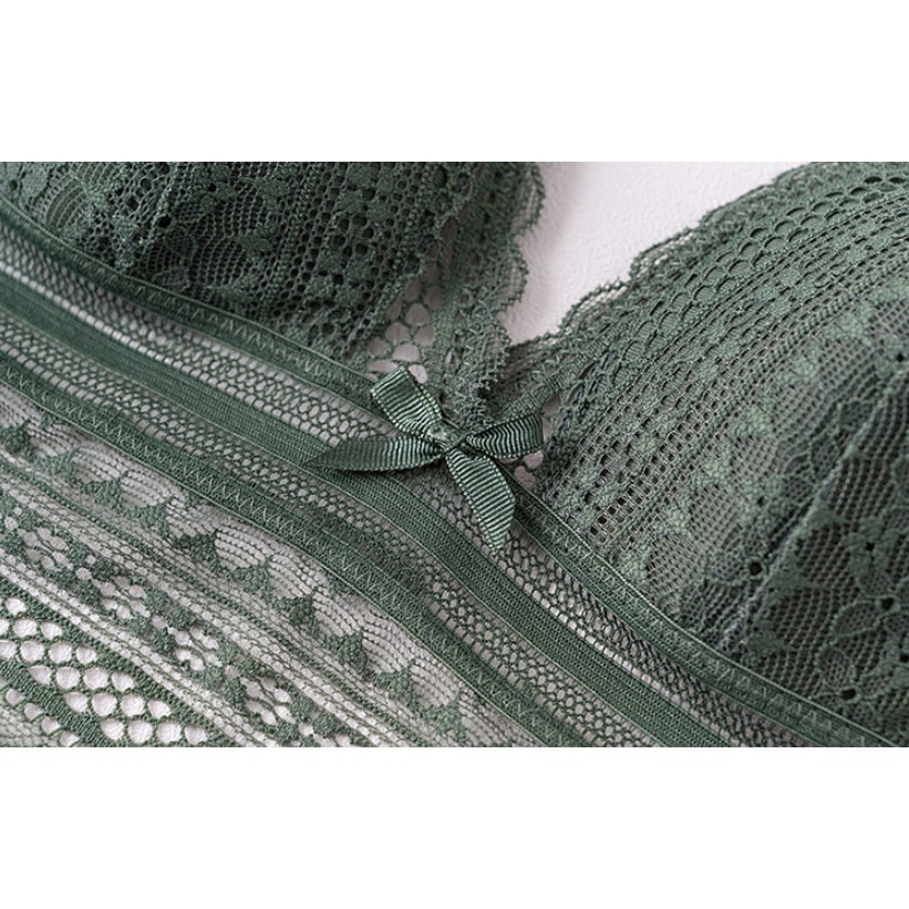 Bộ Đồ Lót Bralette Ren Không Gọng Mút Mỏng Liền S219 | BigBuy360 - bigbuy360.vn
