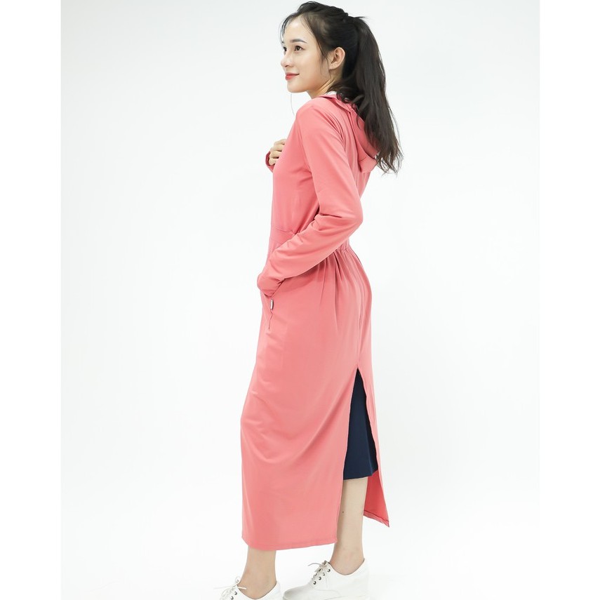 Áo chống nắng nữ dáng dài vải thun thông hơi làm mát, chống tia UV , bảo vệ làn da 004 - 𝗘𝗠𝗦𝗣𝗢