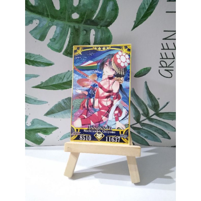 Thẻ bài custom card bánh xốp anime Fate/Grand Order FGO để sưu tầm tự chọn Mochizuki Chiyome