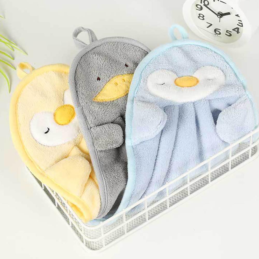 HARRIETT Khăn Lau Tay Bằng Sợi Micro Dày Dặn Thấm Hút Nước In Họa Tiết Động Vật Dễ Thương Tiện Dụng Cho Nhà Bếp
