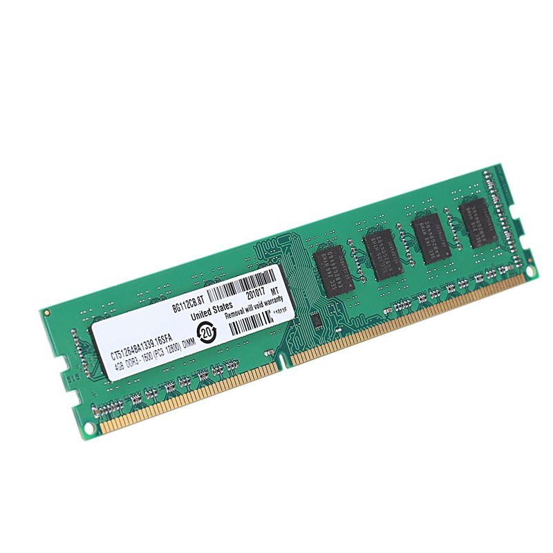 Bộ Nhớ Ddr3 4gb Ram Pc3-12800 1.5v 1600mhz