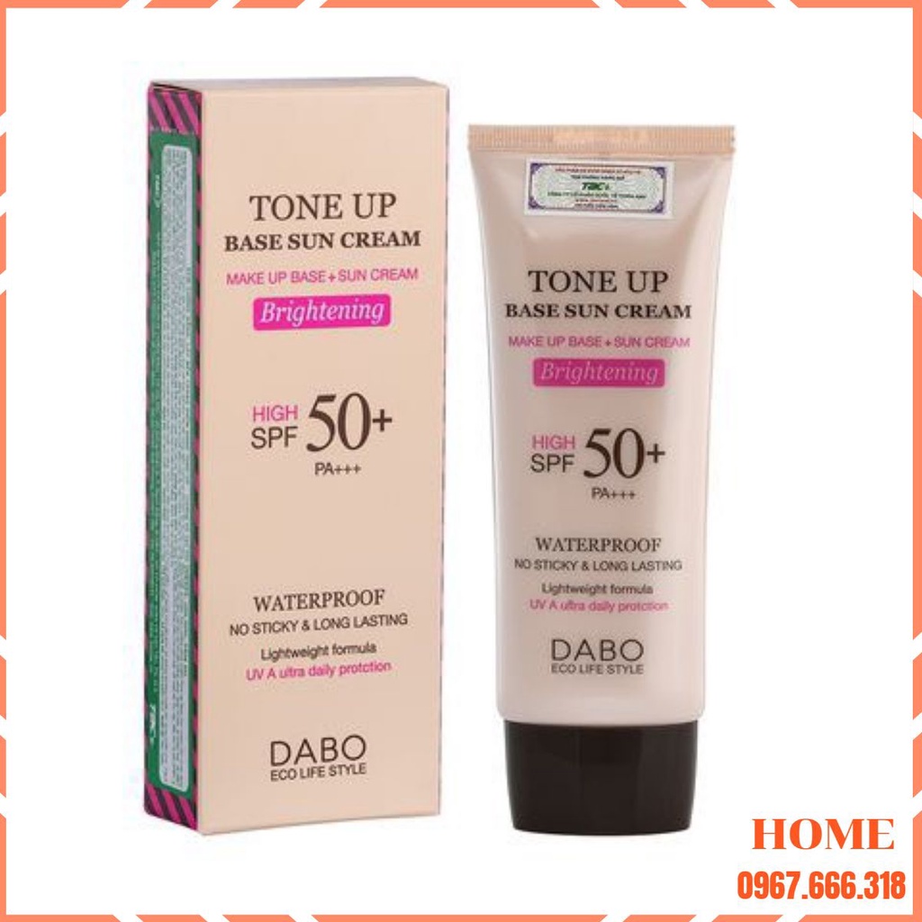 Kem chống nắng, lót nền trang điểm Dabo tone-up 70ml