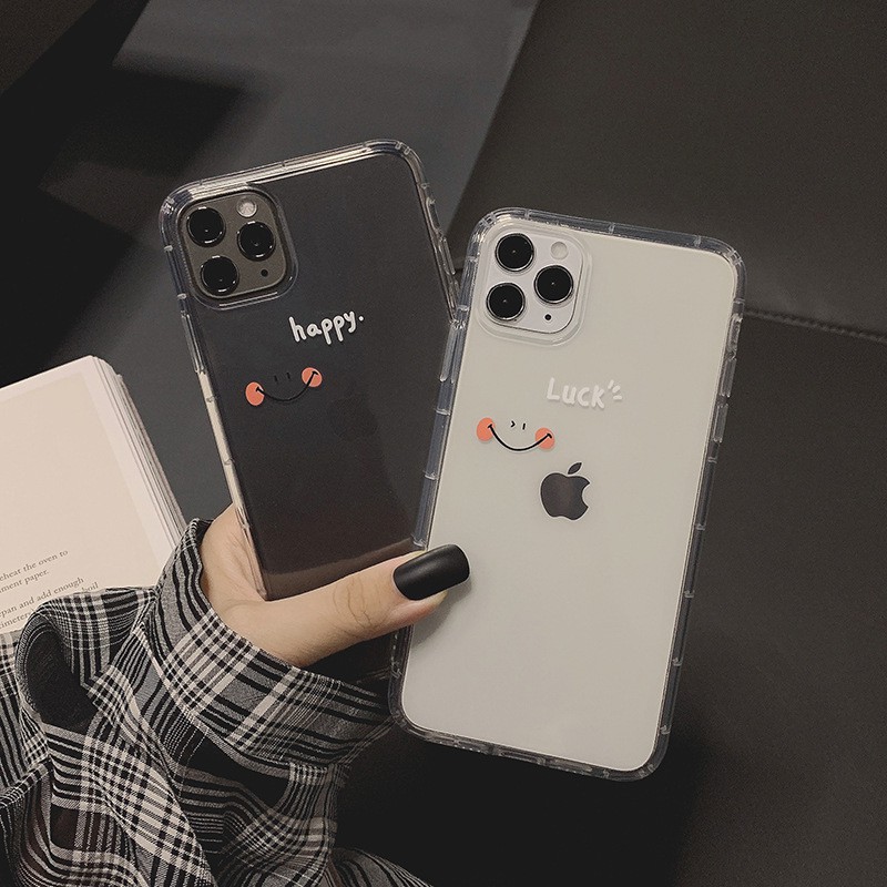 Ốp lưng iphone HAPPY - LUCKY 6 6plus 6s 6s plus 7 7plus 8 8plus x xs xs max 11 11 pro 11 promax12 12promax-t50