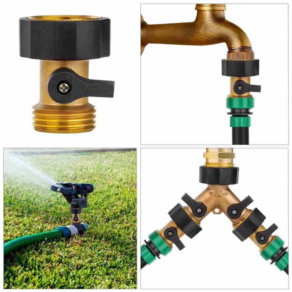 Van Nối Ống Nước Tưới Cây Bằng Đồng Thau