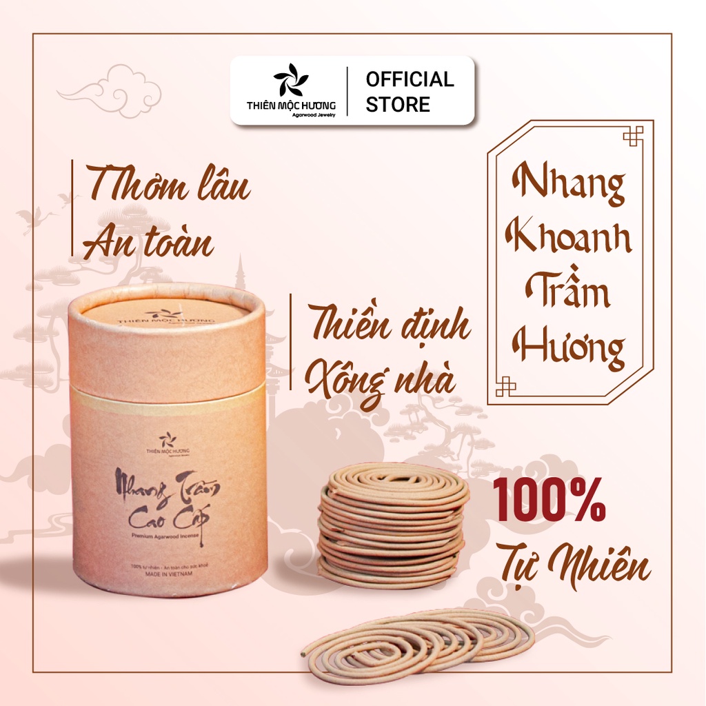 COMBO Nhang Trầm Hương tự nhiên 12 năm -Thu hút tài lộc,may mắn- Không hóa chất độc hại - Trầm Tốc Lào - Thiên Mộc Hương