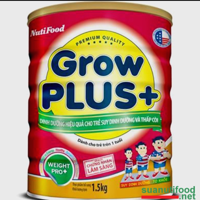 RẺ VÔ ĐỊCH - Sữa bột growplus đỏ 1500g