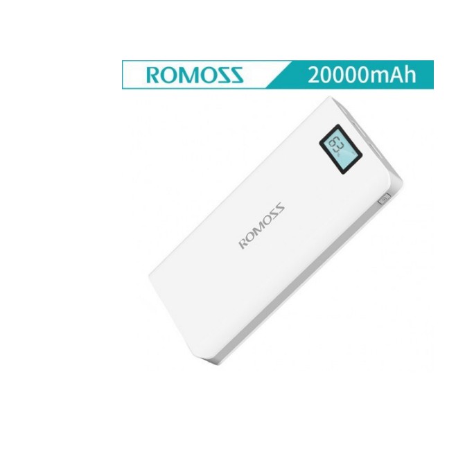 Pin sạc dự phòng R0M0SS Sense 6 Plus 20000mAh Màn Hình