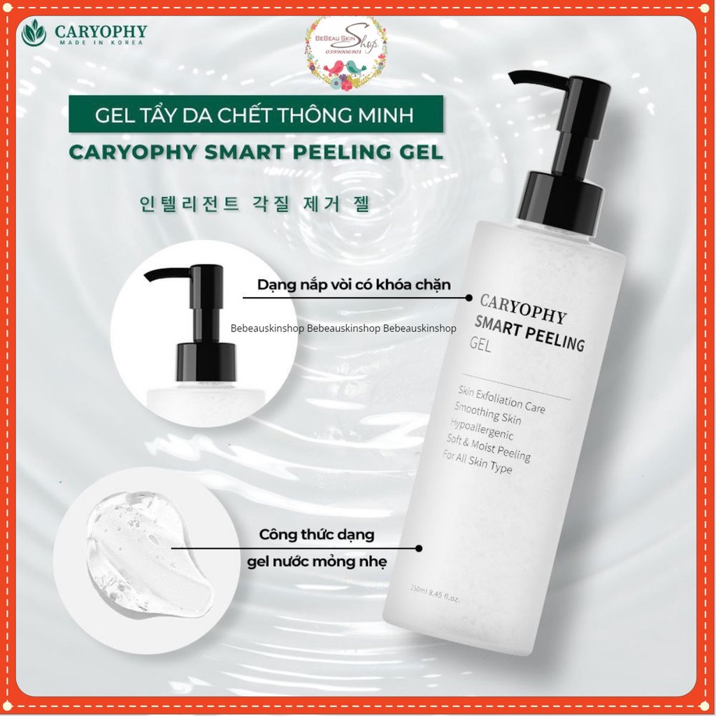 GEL TẨY DA CHẾT CARYOPHY 3IN1 - NGỪA MỤN