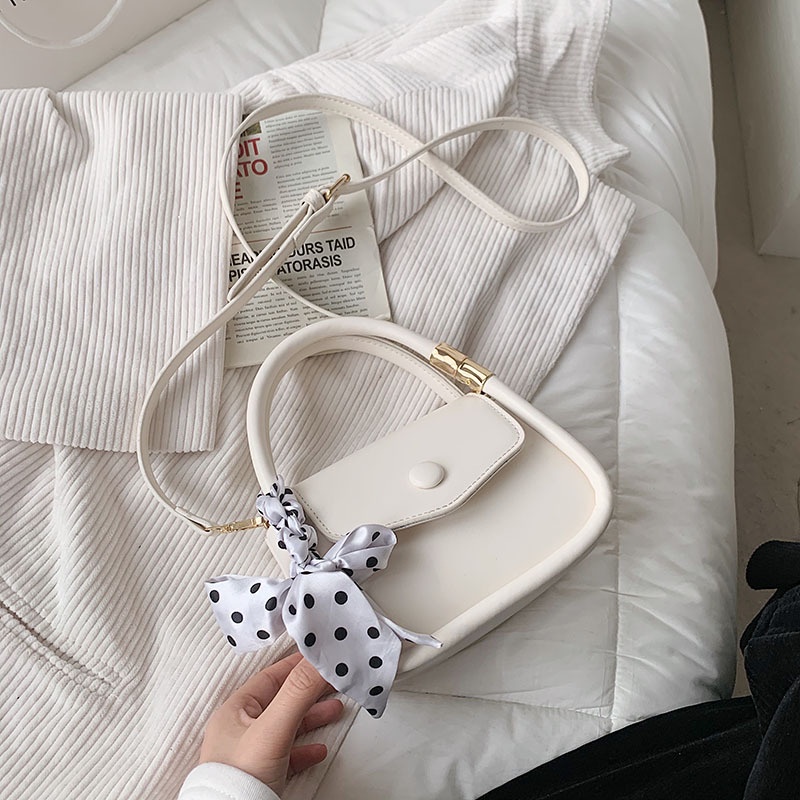 Túi Đeo Chéo Nữ Mini Xinh Xắn Kết Hợp Ruy Băng Phiên Bản Hàn Quốc Trẻ Trung Cá Tính Kiểu Dáng Nhỏ Gọn Tiện Lợi