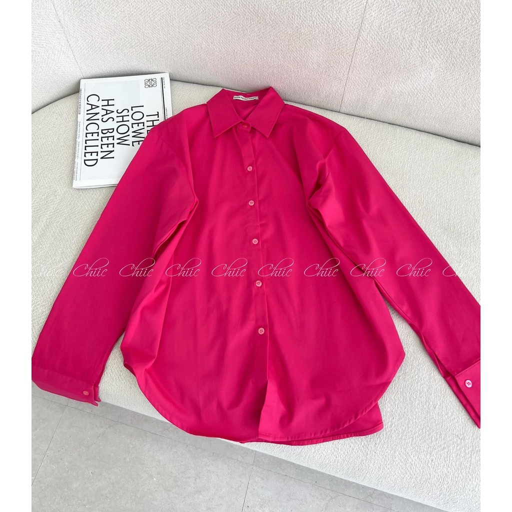 Áo sơ mi Hồng Hot Trend