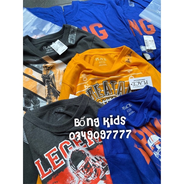 Áo Thu Bé Trai In Hình Place