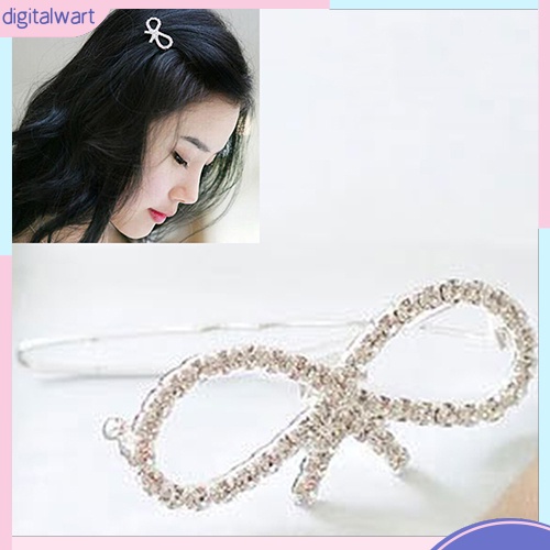 Kẹp Tóc Hợp Kim Đính Đá Hình Bướm Xinh Xắn Cho Nữ