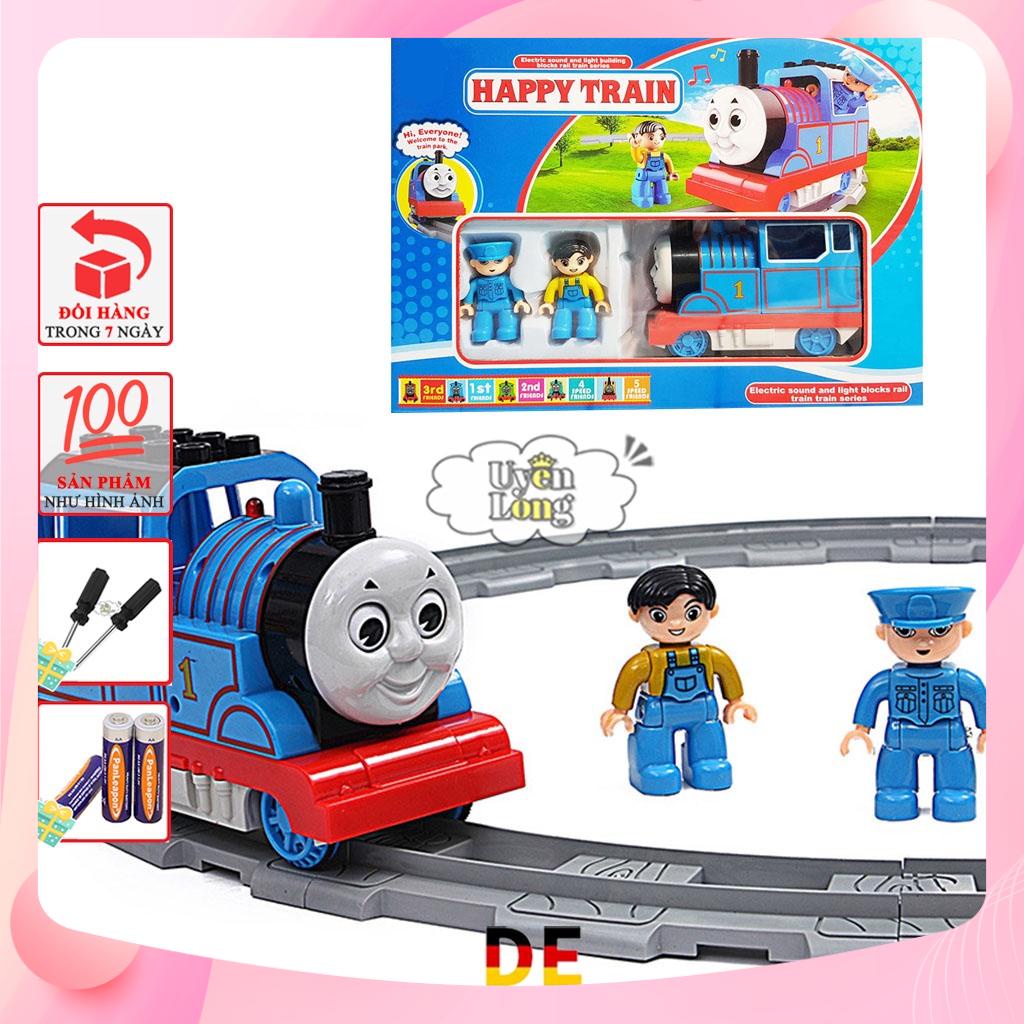 [Voucher Giảm 15k] Đồ Chơi Mô Hình Tàu Hỏa Và Đường Ray Happy Time (Thomas Mini, Đường Ray)