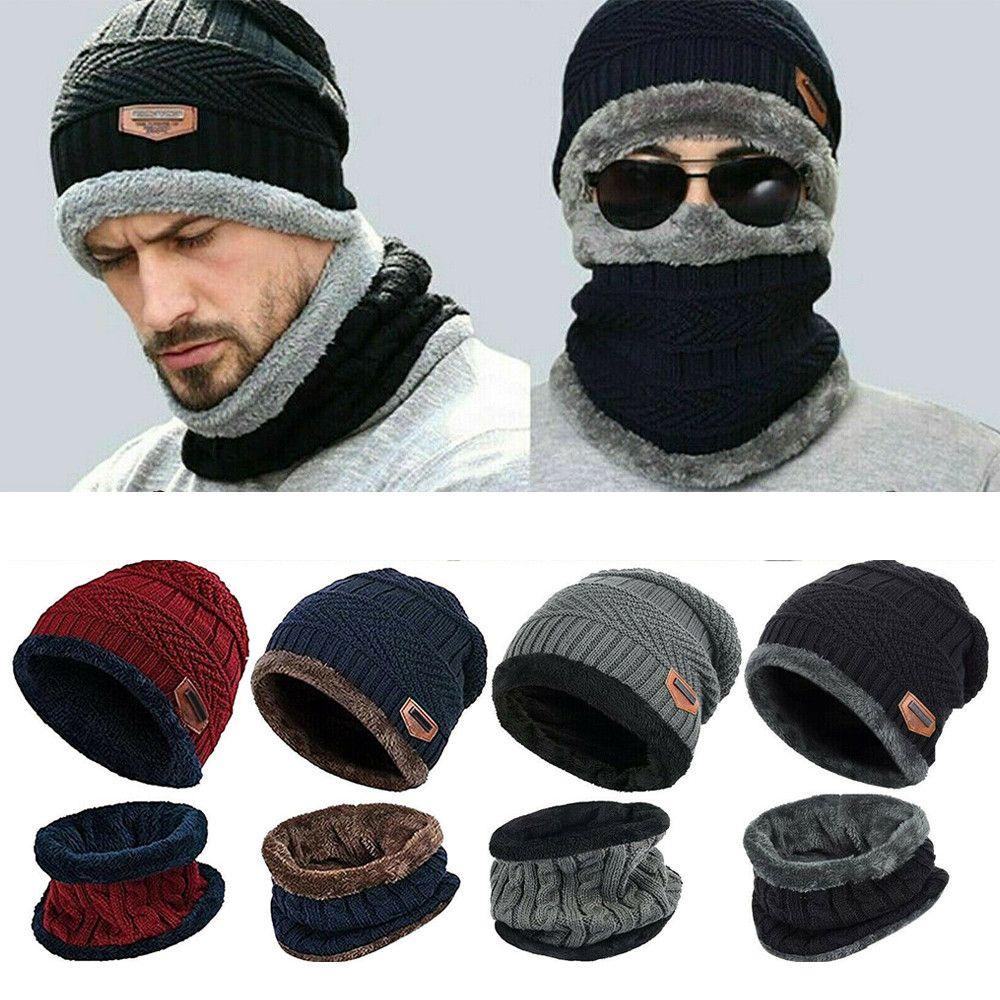CACTU Mũ beanie Kiêm Khăn Choàng Cổ Mềm Mại Giữ Ấm