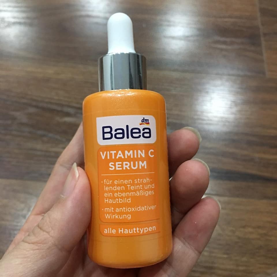 Serum Balea vitamin C dưỡng trắng, sáng da, giảm thâm, đồi mồi, tàn nhang