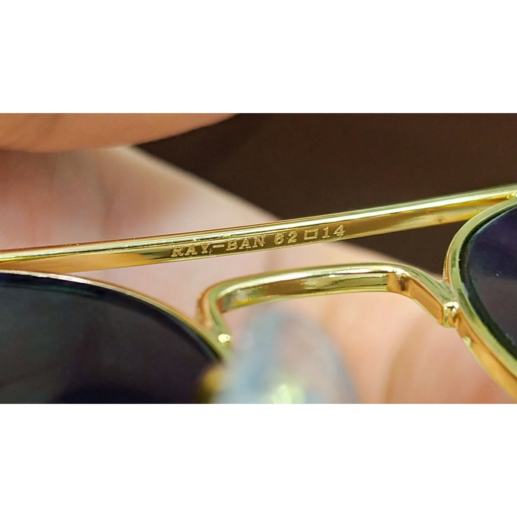 Kính Rayban RB 3026 Aviators Large Metal 001/4J Diamond Hard + Polarized