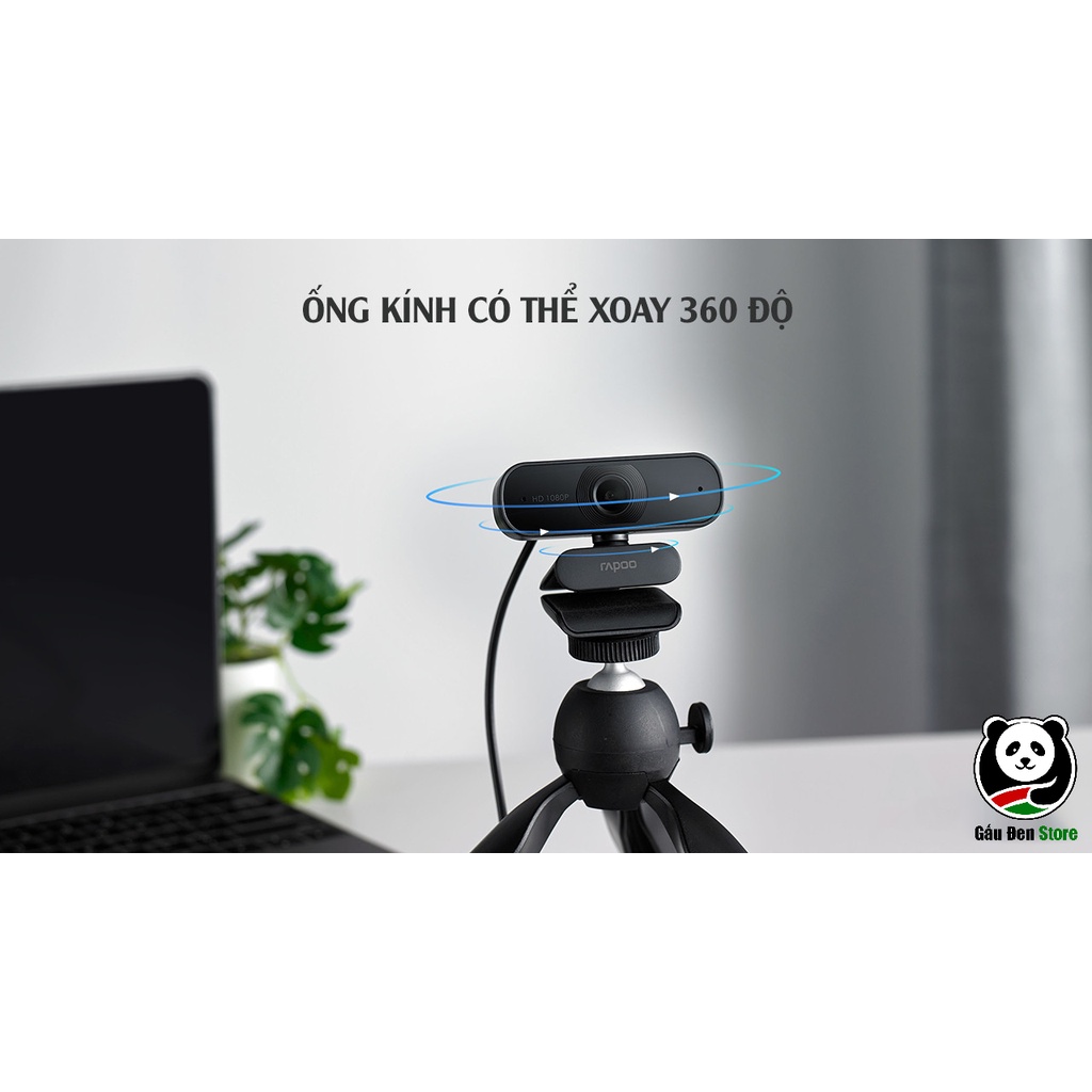 Webcam Rapoo C260 Độ Phân Giải Full HD 1080p - Hàng Chính Hãng | WebRaoVat - webraovat.net.vn