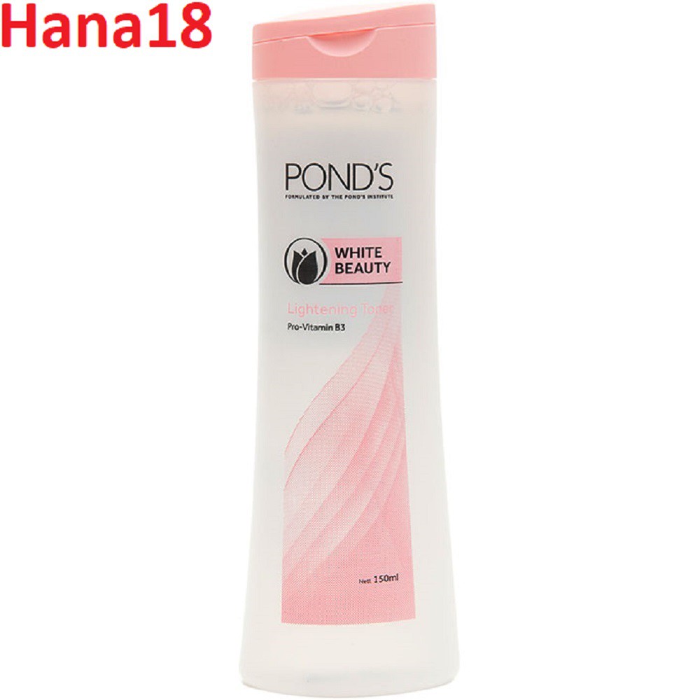 HOT Nước hoa hồng dưỡng trắng da Ponds White Beauty Lightening Toner 150ml Hana18 cung cấp 100% hàng chính hãng 2020 new