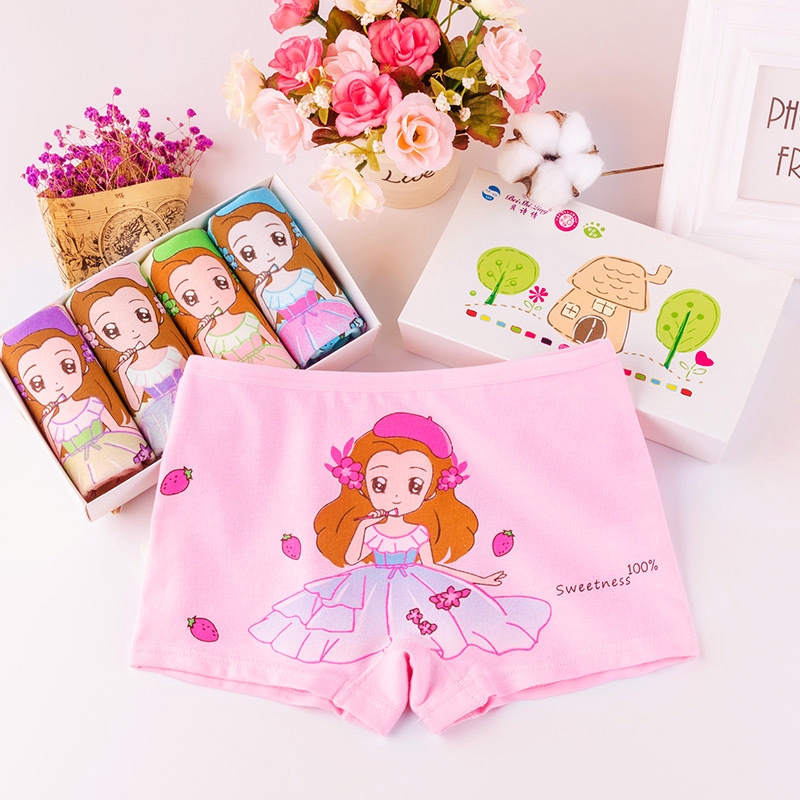Set 6 quần lót Cotton cho bé gái mới