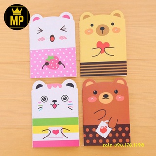 Sổ tay mini hình con vật cute