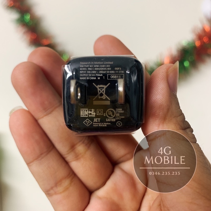 CỦ SẠC BLACKBERRY 750mah, 850mah ZIN CHÍNH HÃNG