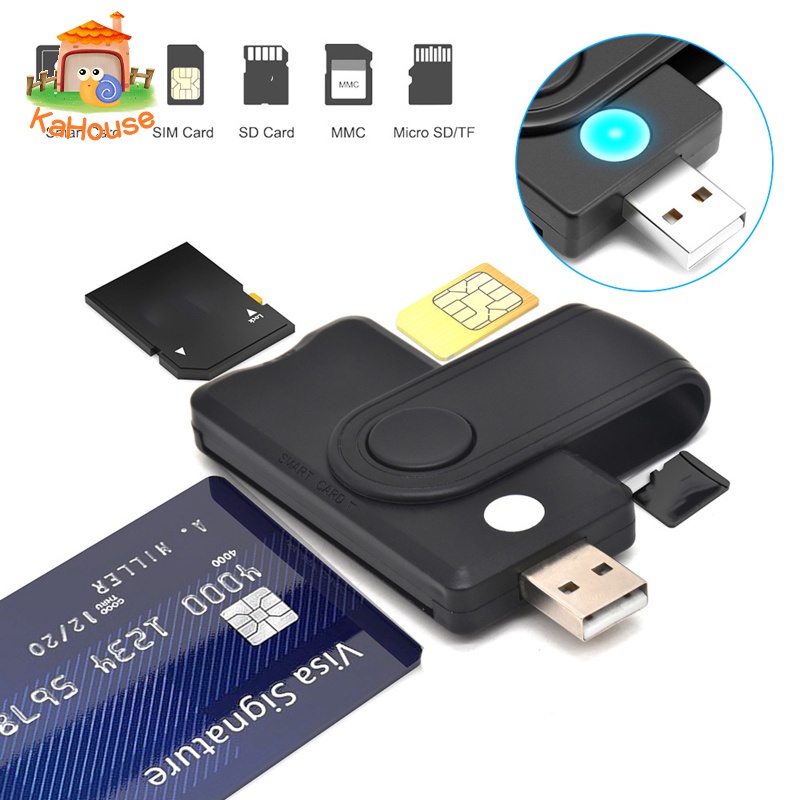 [whsmell] All in 1 Smart Portable Card Reader Multi-Slot High Capacity Broad Compatibility 512G for Windows/Linux SD/SIM PC Laptop Work | BigBuy360 - bigbuy360.vn