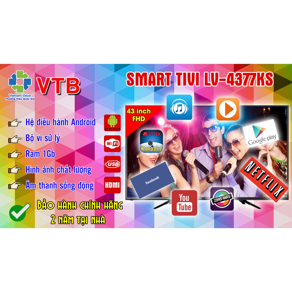 Smart TiVi Karaoke LV4377KS