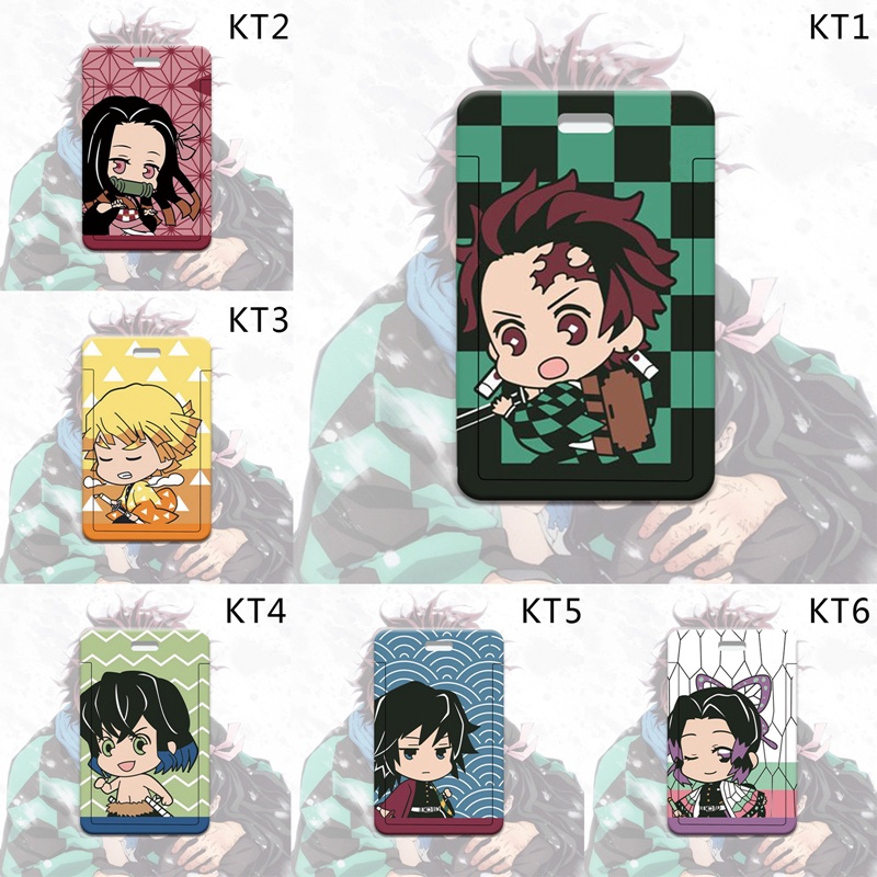 Ốp Điện Thoại Có Dây Đeo Cổ In Hình Anime Demon Slayer Cho Học Sinh