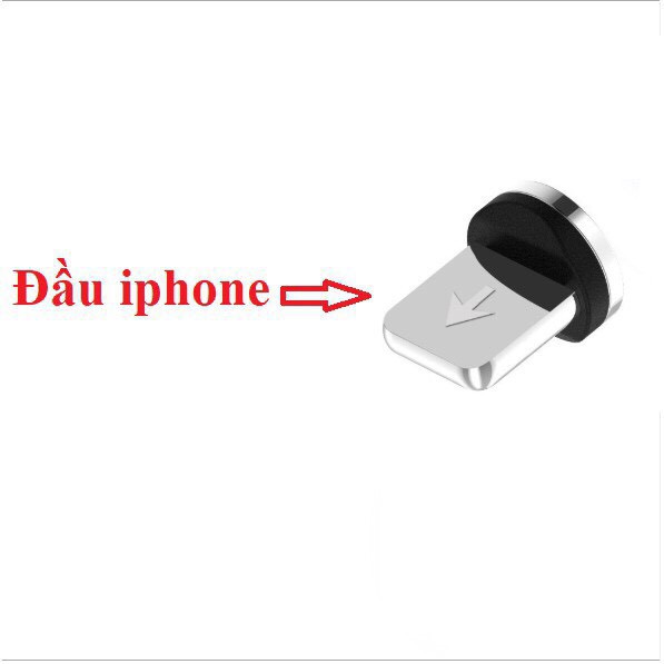 DÂY CÁP SẠC (2 mét) NAM CHÂM 3 ĐẦU IPHONE ANDROID TYPE-C XOAY 360 ĐỘ DÂY DÙ CÓ LED CAO CẤP A4-8: