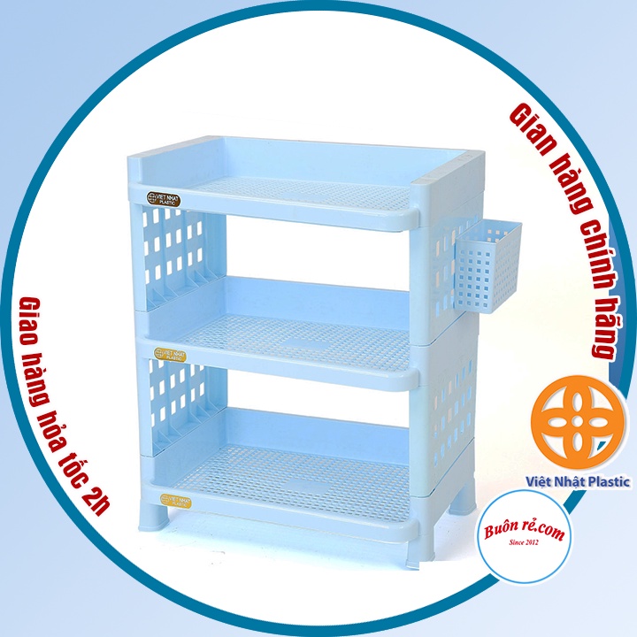 Kệ úp chén bát 3 tầng Việt Nhật (MS:5528), Kệ để đồ nhà bếp đa năng -Br 01359