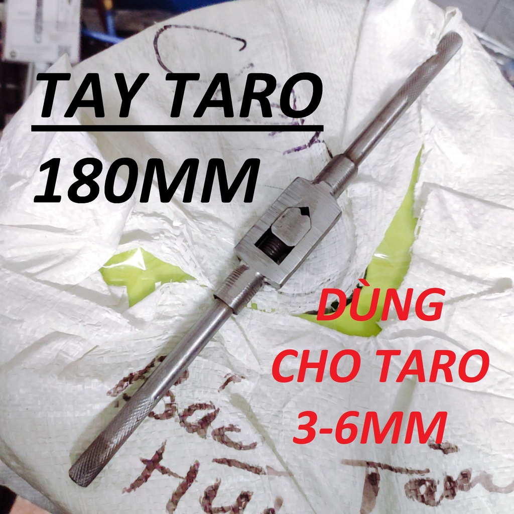 Tay Taro 180mm, dùng cho taro từ 3-6mm, hàng phổ thông