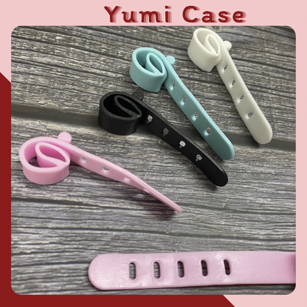 Dây quấn silicon buộc tai nghe cáp sạc - 1 cái YUMI CASE