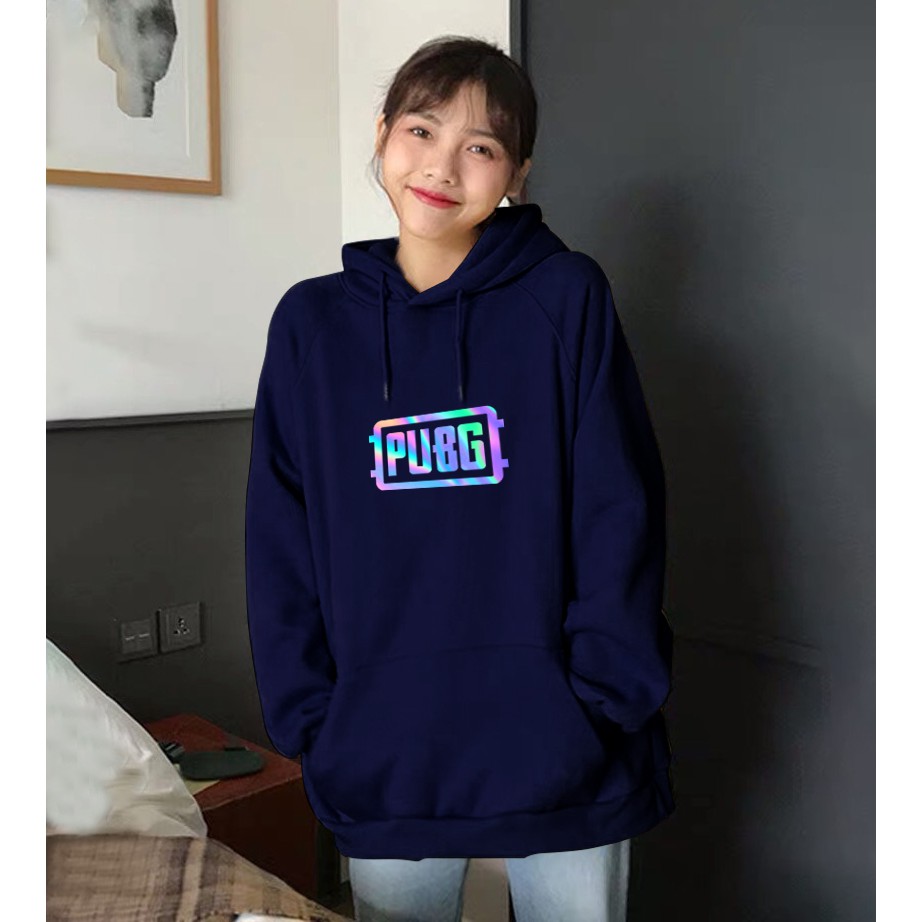 Áo Khoác Nỉ Hoodie Phản Quang PUBG PQ15KN -doixanha