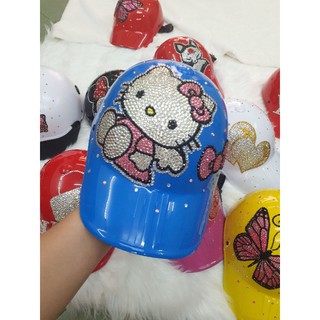 NÓN ĐÍNH ĐÁ HÌNH HELLO KITTY CÁNH THIÊN THẦN