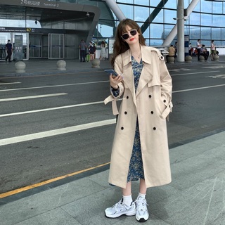 Áo khoác trench coat dáng dài và ngắn Ulzzang