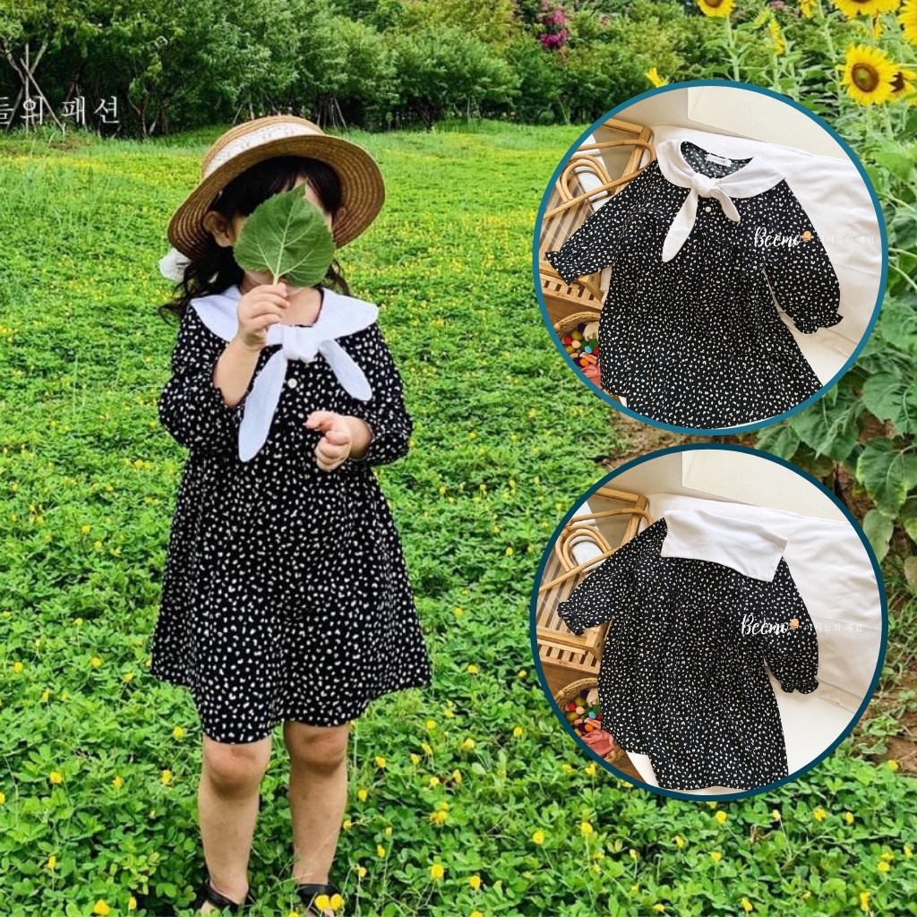 Váy hoa nhí bé gái BEEMO TBKV33 phong cách tiểu thư
