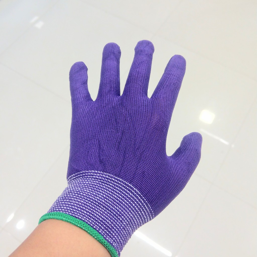Combo 10 đôi găng tay lao động nữ (nhiều màu)