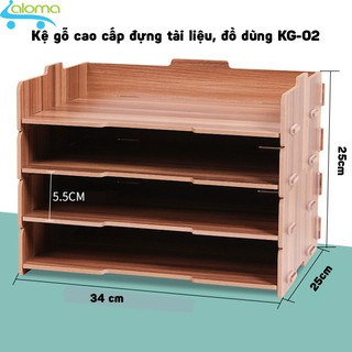 KỆ GỖ ĐỂ BÀN 4 TẦNG HOMEBI HB-KG02