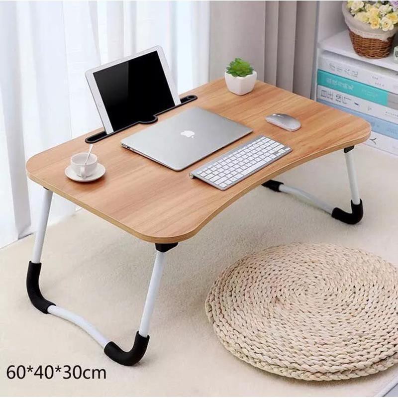 Bàn học sinh gấp gọn thông minh có khe cắm Ipad - để Laptop sinh viên,cho bé