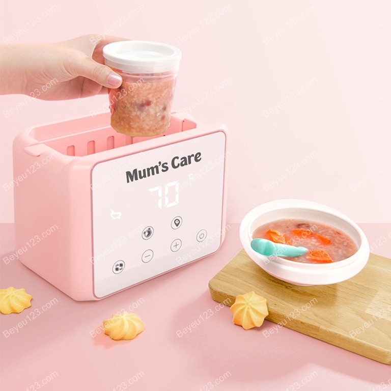 Máy hâm sữa và tiệt trùng điện tử 2 bình Mum's Care MC-6803 Smarlov (Giống y chang máy Fatzbaby Duo 3 - Fatz FB3093VN)