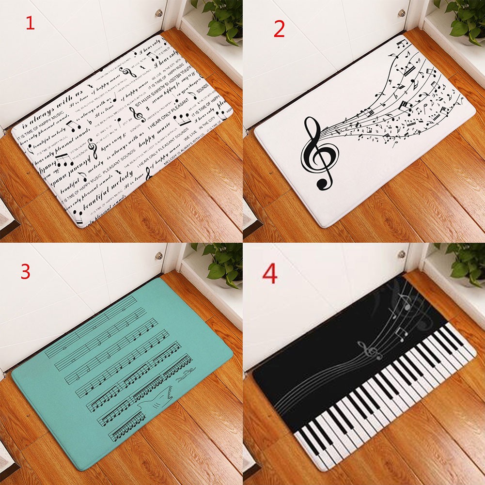Thảm chùi chân chống trượt hình đàn piano
