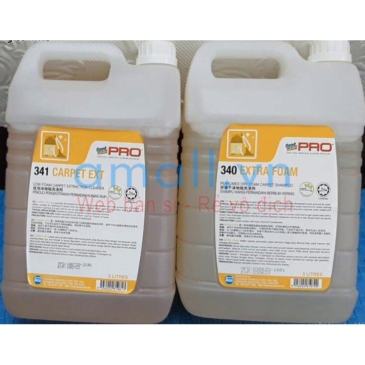 Hoá Chất Giặt Thảm Sofa Goodmaid GMP 340 EXTRA FOAM, Hàng chính hãng nhập khẩu Malaysia