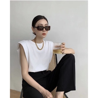 Tanktop đệm vai cut-out