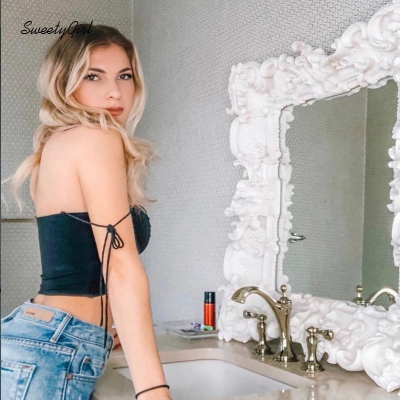 Áo hai dây cổ chữ V kiểu dáng gợi cảm cho nữ